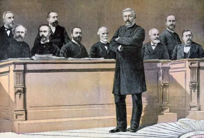 Framed Print : The French government front bench, 1891. Artist: Henri Meyer Framed Print : The French government front bench, 1891. Artist: Henri Meyer