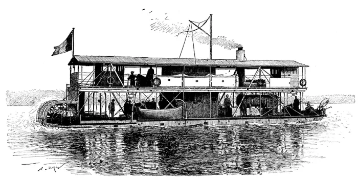 Framed Print : The French gun-boat 'Precieuse, ' specially constructed for the Madagascar Expedition, 1895. Creator: Unknown Framed Print : The French gun-boat 'Precieuse, ' specially constructed for the Madagascar Expedition, 1895. Creator: Unknown