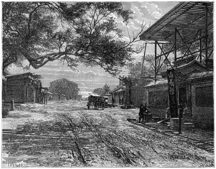 Framed Print : The French Legation, Peking, China, late 19th century. Artist: C Laplante Framed Print : The French Legation, Peking, China, late 19th century. Artist: C Laplante