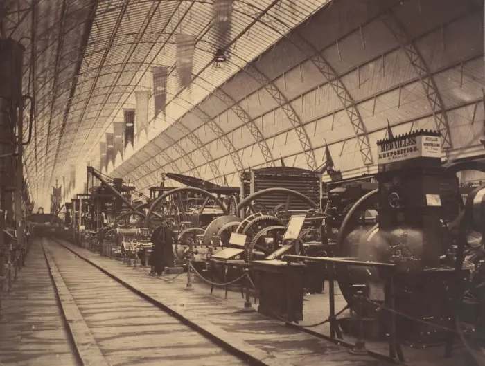 Framed Print : French Machinery, 1855. Creator: Charles Thurston Thompson