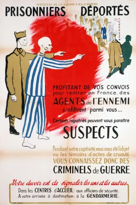 Framed Print : French Ministry of War poster, c1945-1946. Artist: Chaix
