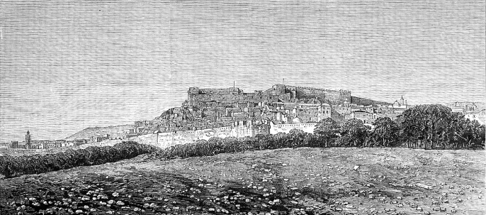 Framed Print : The French Occupation of Tunis: Kef, Tunis, captured by the French army, 1881. Creator: Unknown Framed Print : The French Occupation of Tunis: Kef, Tunis, captured by the French army, 1881. Creator: Unknown