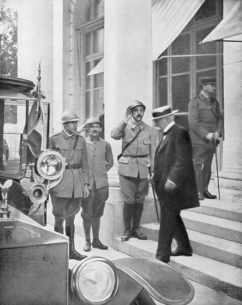 French Prime Minister Georges Clemenceau in Versailles, France 3 June 1918