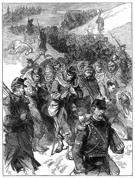 French retreat to Switzerland, 30 January-1 February 1871 (c1880)