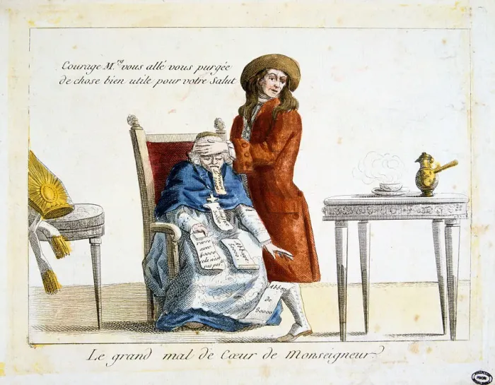 Framed Print : French Revolution 1789: anti-clericalism Framed Print : French Revolution 1789: anti-clericalism