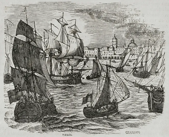 Framed Print : French Revolutionary Wars - Siege of Toulon, 1793 (1851). Creators: Miranda, Chamorro Framed Print : French Revolutionary Wars - Siege of Toulon, 1793 (1851). Creators: Miranda, Chamorro