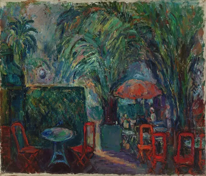Framed Print : French Sidewalk Café, 1920-1940. Creator: Meri Genetz Framed Print : French Sidewalk Café, 1920-1940. Creator: Meri Genetz