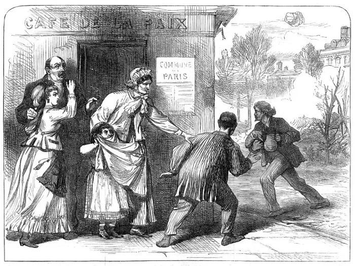 Framed Print : The French Siege of Paris: May morning, 1871. Creator: Unknown Framed Print : The French Siege of Paris: May morning, 1871. Creator: Unknown