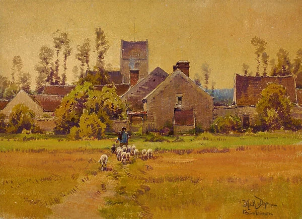 French Village, late 19th-early 20th century. Creator: H. Anthony Dyer