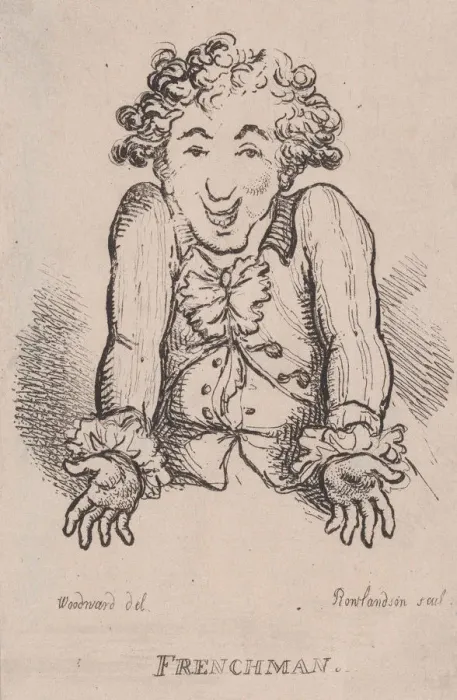 Framed Print : Frenchman, April 1808. April 1808. Creator: Thomas Rowlandson Framed Print : Frenchman, April 1808. April 1808. Creator: Thomas Rowlandson