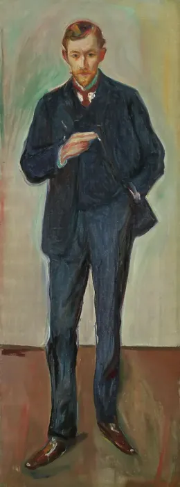 Framed Print : The Frenchman; Marcel Archinard, probably 1904. Creator: Edvard Munch Framed Print : The Frenchman; Marcel Archinard, probably 1904. Creator: Edvard Munch