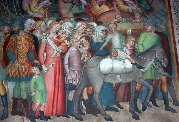 Fresco in San Gimignano, 14th century. Artist: Bartolo di Fredi