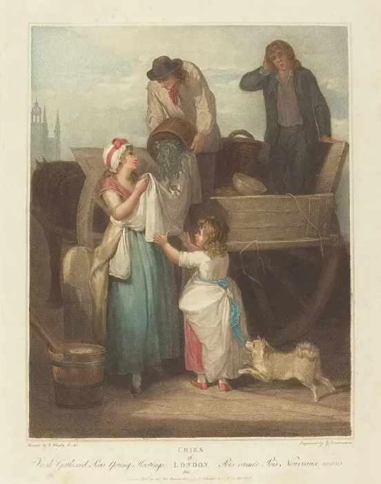 Framed Print : Fresh Gathered Peas, Young Hastings, published 1795. Creator: Giovanni Vendramini Framed Print : Fresh Gathered Peas, Young Hastings, published 1795. Creator: Giovanni Vendramini