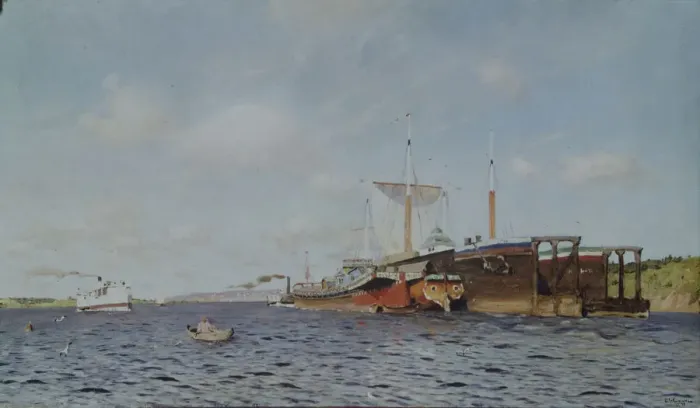 Framed Print : Fresh wind. Volga, 1895. Artist: Levitan, Isaak Ilyich (1860-1900) Framed Print : Fresh wind. Volga, 1895. Artist: Levitan, Isaak Ilyich (1860-1900)