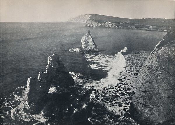 Freshwater Bay - Showing The Arched Rock. 1895