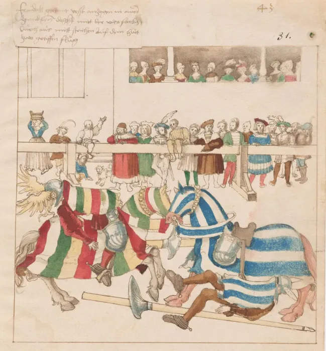 Framed Print : Freydal, The Book of Jousts and Tournaments of Emperor Maximilian I: Combats Framed Print : Freydal, The Book of Jousts and Tournaments of Emperor Maximilian I: Combats