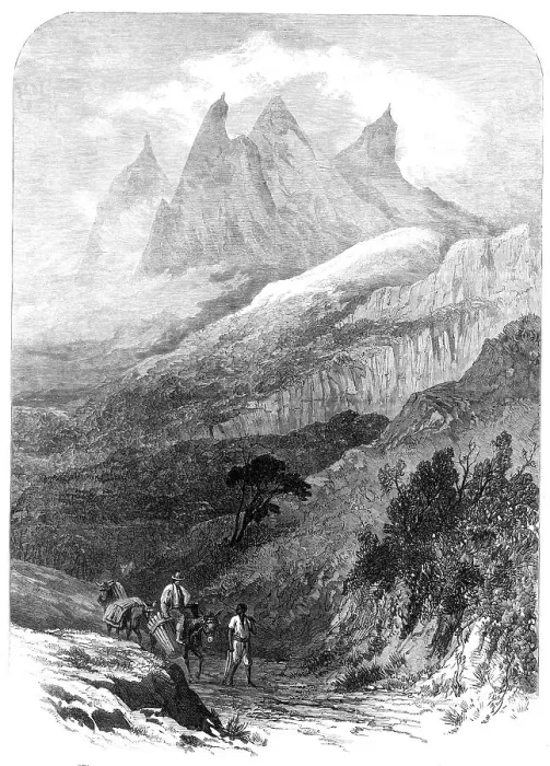 Framed Print : The Friar's Head, in the Organ Mountains, near Theresopolis, Rio de Janeiro, 1869. Creator: Unknown Framed Print : The Friar's Head, in the Organ Mountains, near Theresopolis, Rio de Janeiro, 1869. Creator: Unknown