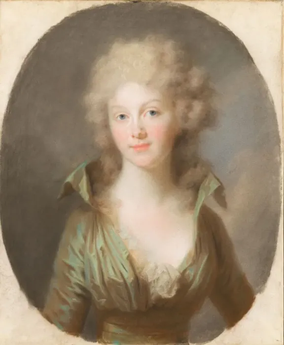 Framed Print : Friederike Luise Wilhelmine of Prussia (1774-1837), Queen of the Netherlands, c. 1790