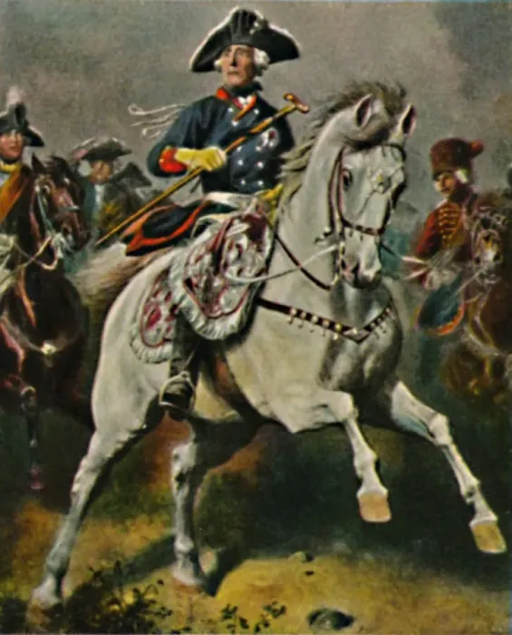 Framed Print : Friedrich der Grosze 1712-1786 als Schlachtenkonig. - Gemalde von Camphausen, 1934 Framed Print : Friedrich der Grosze 1712-1786 als Schlachtenkonig. - Gemalde von Camphausen, 1934