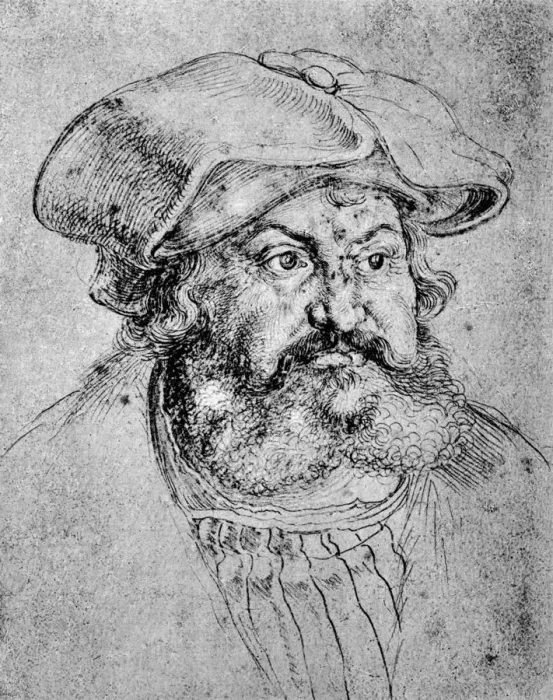 Framed Print : Friedrich der Weise, 1523-1524, (1936). Artist: Albrecht Durer Framed Print : Friedrich der Weise, 1523-1524, (1936). Artist: Albrecht Durer