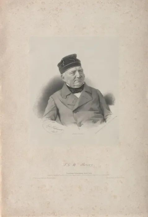 Framed Print : Friedrich Georg Wilhelm (Vasily Yakovlevich) von Struve (1793-1864), 1857 Framed Print : Friedrich Georg Wilhelm (Vasily Yakovlevich) von Struve (1793-1864), 1857