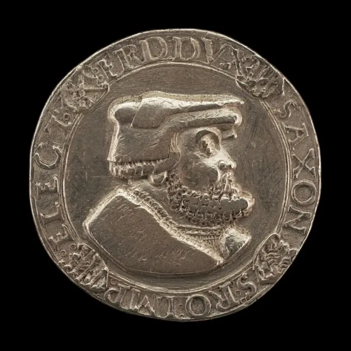 Framed Print : Friedrich III the Wise, 1463-1525, Duke and Elector of Saxony 1486 [obverse], 1522