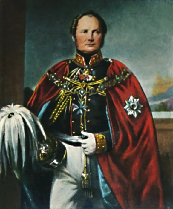 Framed Print : Friedrich Wilhelm IV. 1795-1861. - Gemalde von Fr. Kruger, 1934