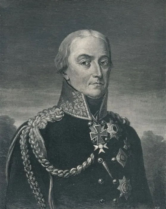 Framed Print : Friedrich Wilhelm Von Bülow, c1810, (1896). Artist: T Johnson Framed Print : Friedrich Wilhelm Von Bülow, c1810, (1896). Artist: T Johnson