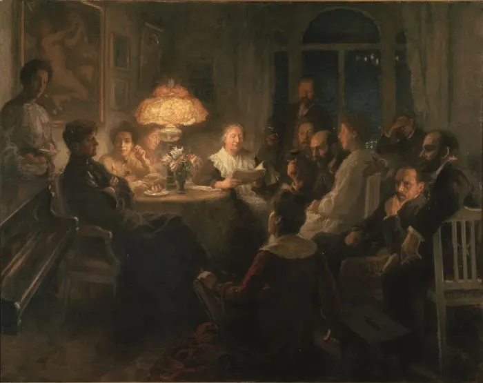 Framed Print : Friends. Artist: Pauli (Hirsch-Pauli), Hanna (1864-1940) Framed Print : Friends. Artist: Pauli (Hirsch-Pauli), Hanna (1864-1940)
