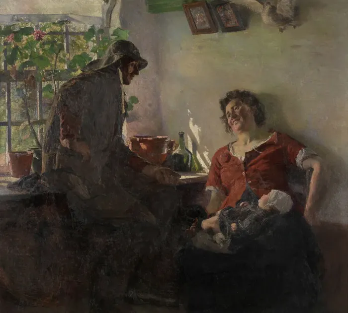 Framed Print : Amongst Friends, late 19th-early 20th century? Creator: Alois Boudry Framed Print : Amongst Friends, late 19th-early 20th century? Creator: Alois Boudry