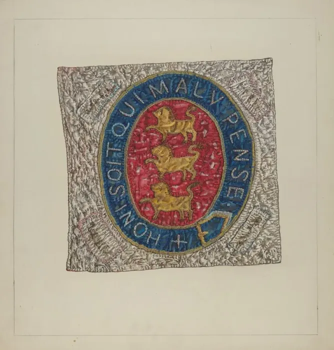 Framed Print : Friendship Quilt Block, 1935 / 1942. Creator: Florence Truelson Framed Print : Friendship Quilt Block, 1935 / 1942. Creator: Florence Truelson