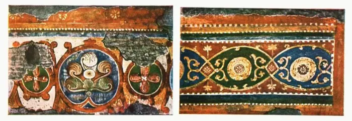 Framed Print : Detail of frieze from the Basilica of the Holy Cross, Rome, Italy, (1928). Creator: Unknown Framed Print : Detail of frieze from the Basilica of the Holy Cross, Rome, Italy, (1928). Creator: Unknown