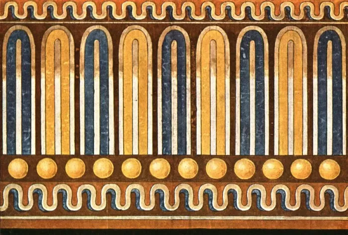 Framed Print : Frieze from the Francois Tomb (Tomba Francois) at Vulci, Italy, (1928). Creator Framed Print : Frieze from the Francois Tomb (Tomba Francois) at Vulci, Italy, (1928). Creator