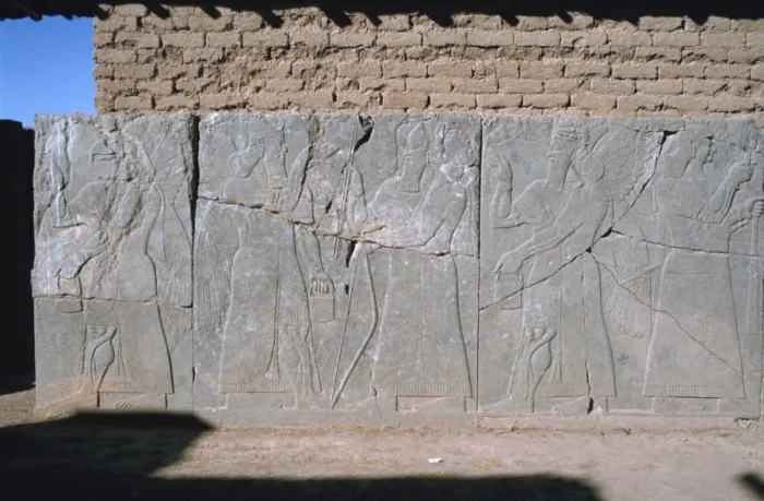 Framed Print : Frieze, Northwest Palace, Calah (Nimrud), Iraq, 1977 Framed Print : Frieze, Northwest Palace, Calah (Nimrud), Iraq, 1977