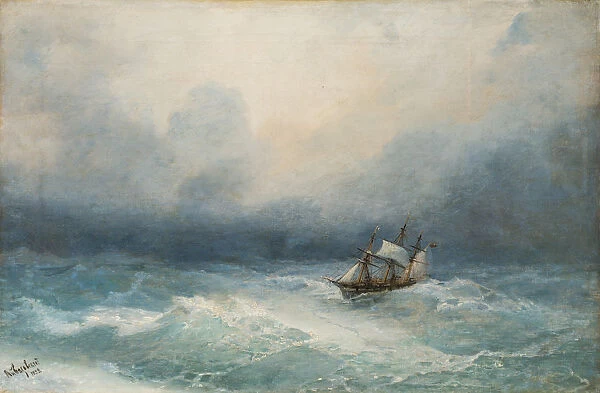 The frigate Svetlana, 1892