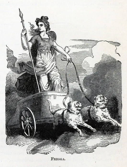 Framed Print : Frigga, 1882. Artist: Anonymous Framed Print : Frigga, 1882. Artist: Anonymous