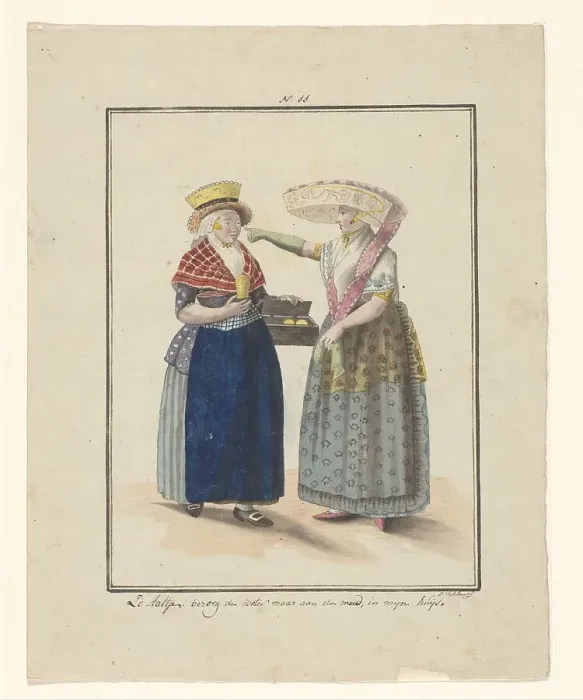 Framed Print : Frisian butter merchant, 1803-c.1899. Creator: J. Enklaar