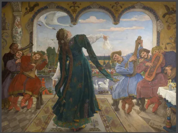Framed Print : The Frog Princess, 1901-1918. Creator: Vasnetsov, Viktor Mikhaylovich (1848-1926) Framed Print : The Frog Princess, 1901-1918. Creator: Vasnetsov, Viktor Mikhaylovich (1848-1926)