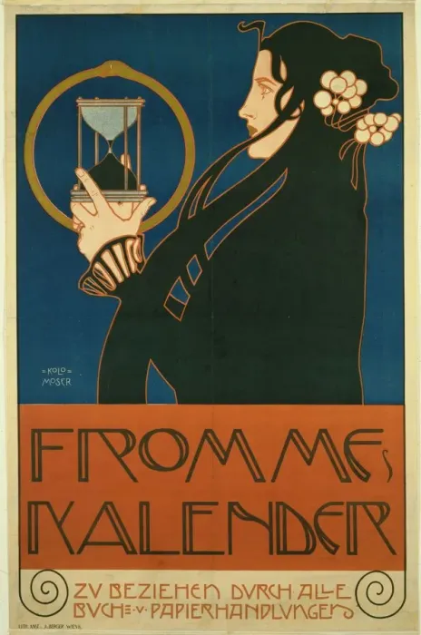 Framed Print : Frommes Kalender, 1903. Artist: Moser, Koloman (1868-1918) Framed Print : Frommes Kalender, 1903. Artist: Moser, Koloman (1868-1918)