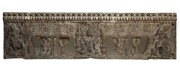 Frontal from the base of a funerary couch... Period of Division, Northern Qi dynasty