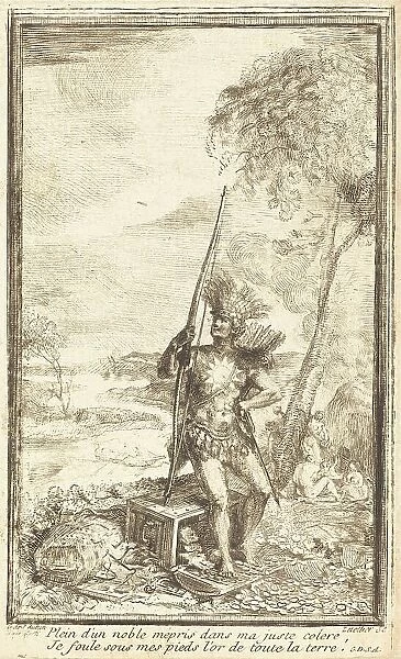 Frontispiece: Allegorical Composition (Composition allegorique), 1767. Creator: Gabriel de Saint-Aubin