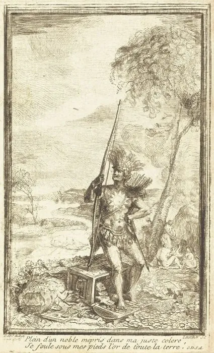 Framed Print : Frontispiece: Allegorical Composition (Composition allegorique), 1767. Creator: Gabriel de Saint-Aubin Framed Print : Frontispiece: Allegorical Composition (Composition allegorique), 1767. Creator: Gabriel de Saint-Aubin