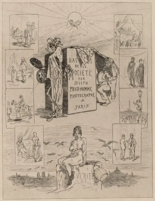 Framed Print : Frontispiece: The Dregs of Society (Las bas-fonds de la societe), 1864 Framed Print : Frontispiece: The Dregs of Society (Las bas-fonds de la societe), 1864