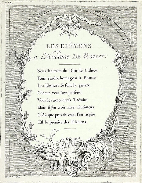 Frontispiece, from Élements, n.d. Creator: Ange-Laurent de La Live de Jully