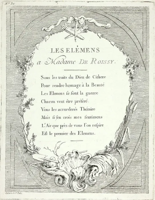 Framed Print : Frontispiece, from Élements, n.d. Creator: Ange-Laurent de La Live de Jully Framed Print : Frontispiece, from Élements, n.d. Creator: Ange-Laurent de La Live de Jully