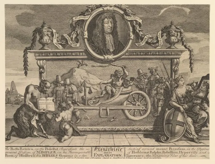 Framed Print : Frontispiece and Its Explanation: Twelve Large Illustrations for Samuel Butler Framed Print : Frontispiece and Its Explanation: Twelve Large Illustrations for Samuel Butler