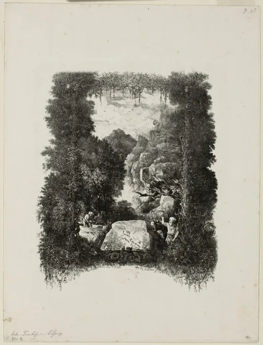 Framed Print : Frontispiece for Fables and Tales by Hippolyte de Thierry-Faletans, 1868 Framed Print : Frontispiece for Fables and Tales by Hippolyte de Thierry-Faletans, 1868