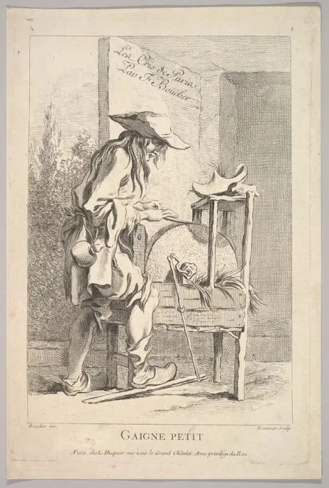 Framed Print : Frontispiece: Gaigne Petit, from Le Cris de Paris (The Cries of Paris), plate 1 Framed Print : Frontispiece: Gaigne Petit, from Le Cris de Paris (The Cries of Paris), plate 1