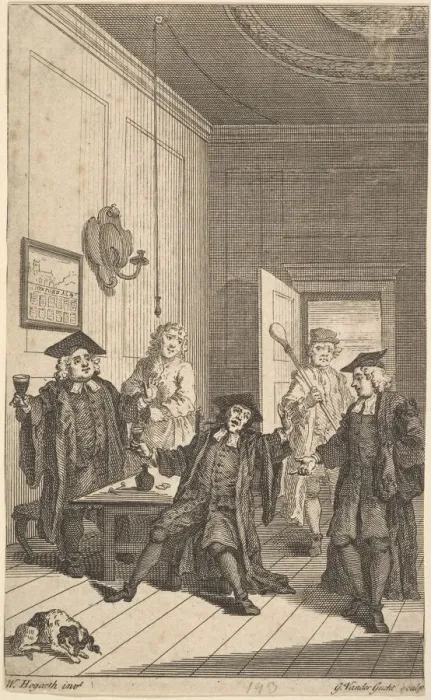 Framed Print : Frontispiece to The Humours of Oxford, April 1730. Creator: Unknown Framed Print : Frontispiece to The Humours of Oxford, April 1730. Creator: Unknown