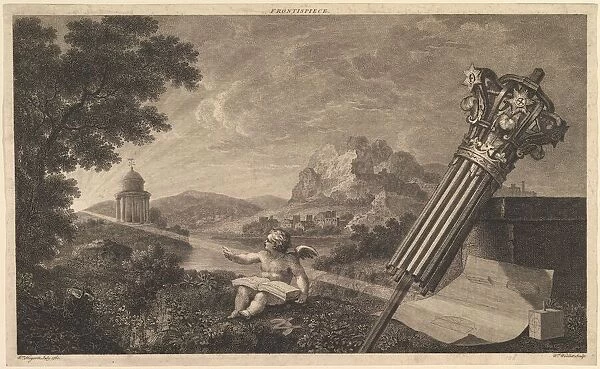 Frontispiece to Joshua Kirbys 'Perspective of Architecture'(1761), July 1760